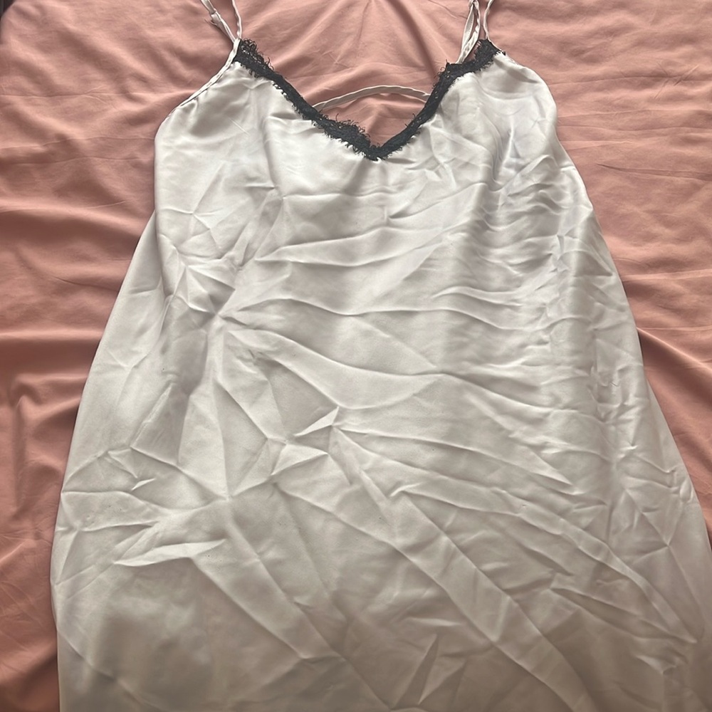 Pink and Black Cami style night gown